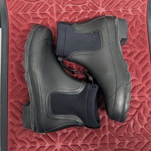 Hunter Chelsea Boots, Black Neoprene, Size 6 Womens **Style Circa 2012**